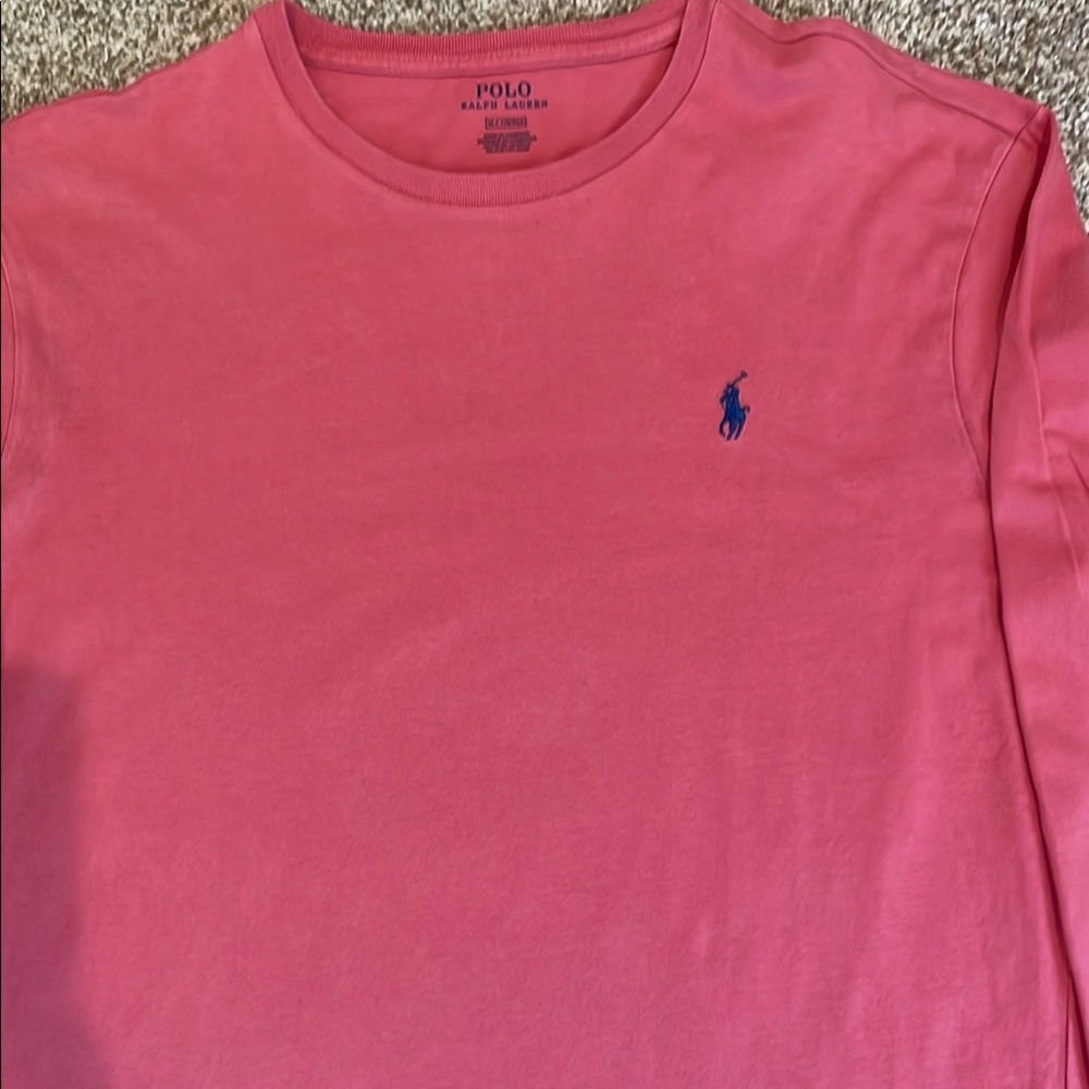 Polo by Ralph Lauren Coral Crew Neck Tee
